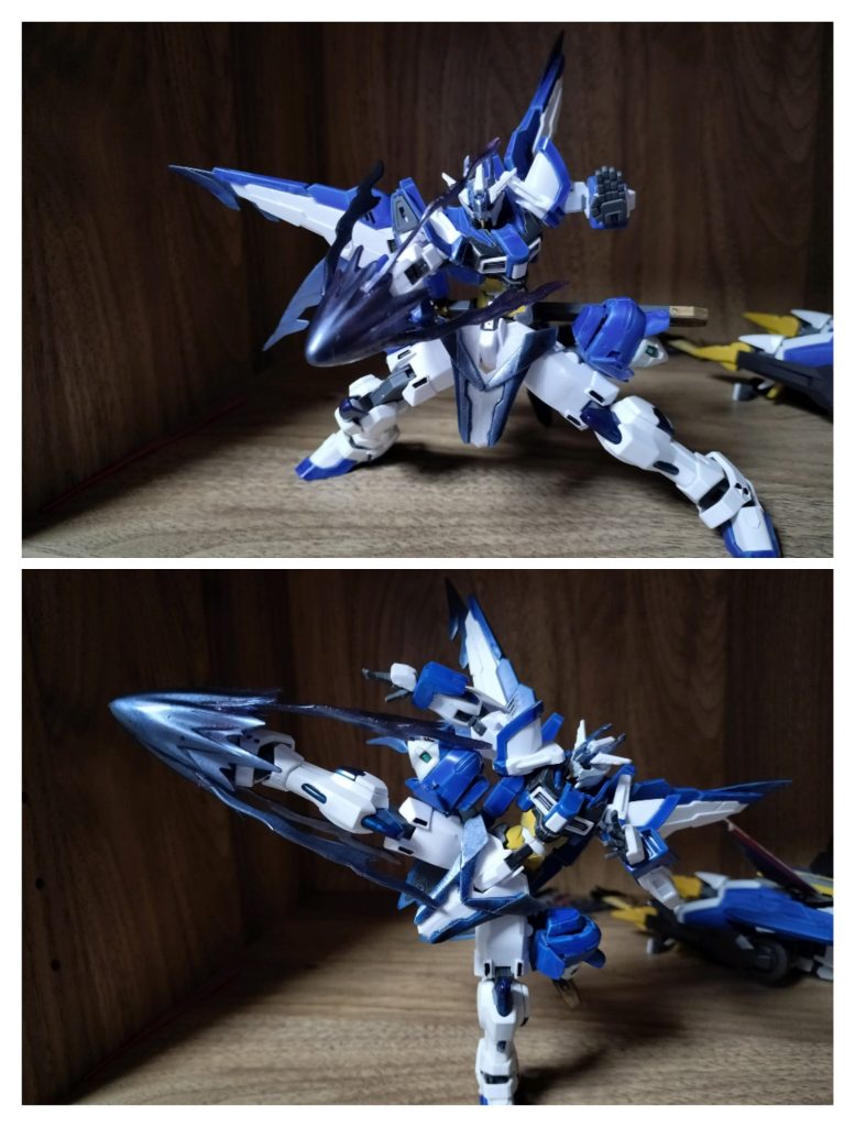 武装解説④・体術腕部と脚部を使用した格闘。機体内の粒子を纏わせて攻撃する事が可能。