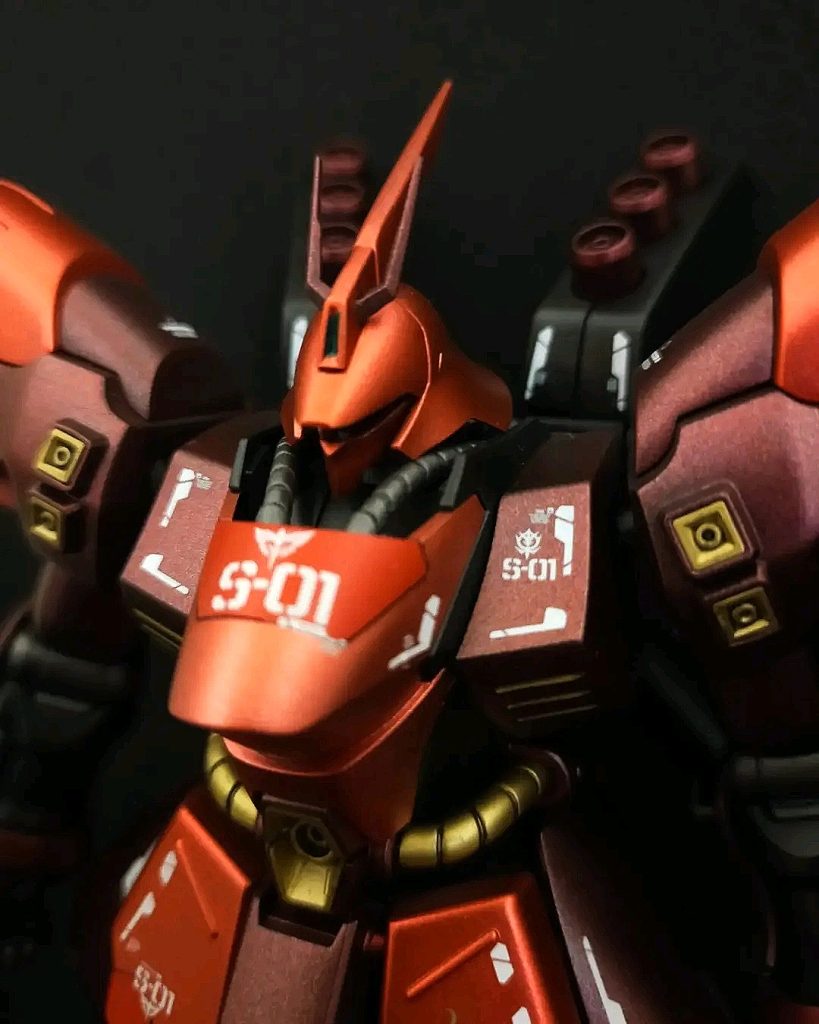 胸部アップです。曲面の筋彫りが難しかったです。