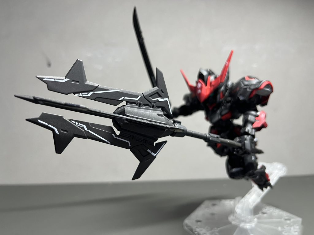 MGSD ガンダムバルバトス　黒赤