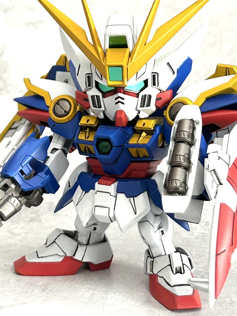 古いタイプのBB戦士の足が短いタイプも好きですが、このシリーズの等身も好きです🤩関節もしっかりしているので、立ち姿もキリッとしています✨