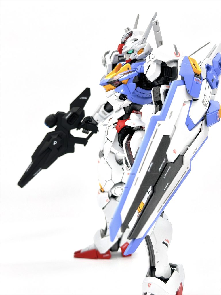 ビームライフルはガイアのエボブラック。そのままで良い色合いだったのでこのまま！