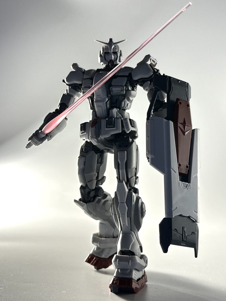 素組みで。めちゃカッコ良かったので逆光にして撮影してみました🔦最後までご覧いただきありがとうございました！