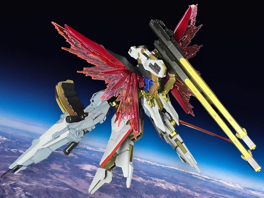 デスティニーガンダムSpecⅡ&ゼウスシルエット–4枚目/制作者：Yushi