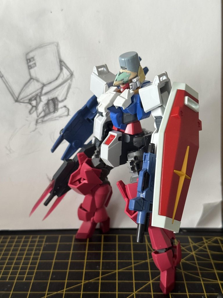 このときはまだ企画の存在を知らなかったので、ギリ宇宙世紀にいても大丈夫なラインを探ってました。