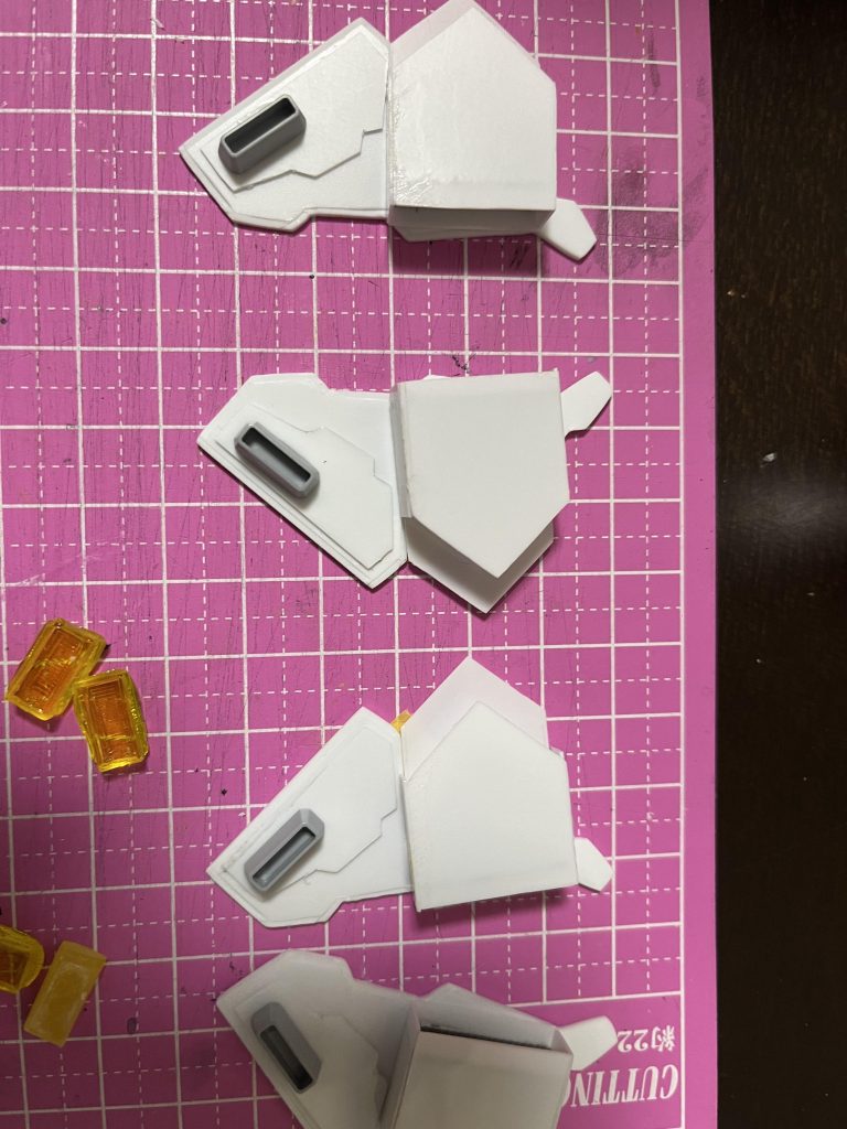 ガレージキットなどいろんなデザインを参考にしたので一貫性ないですが