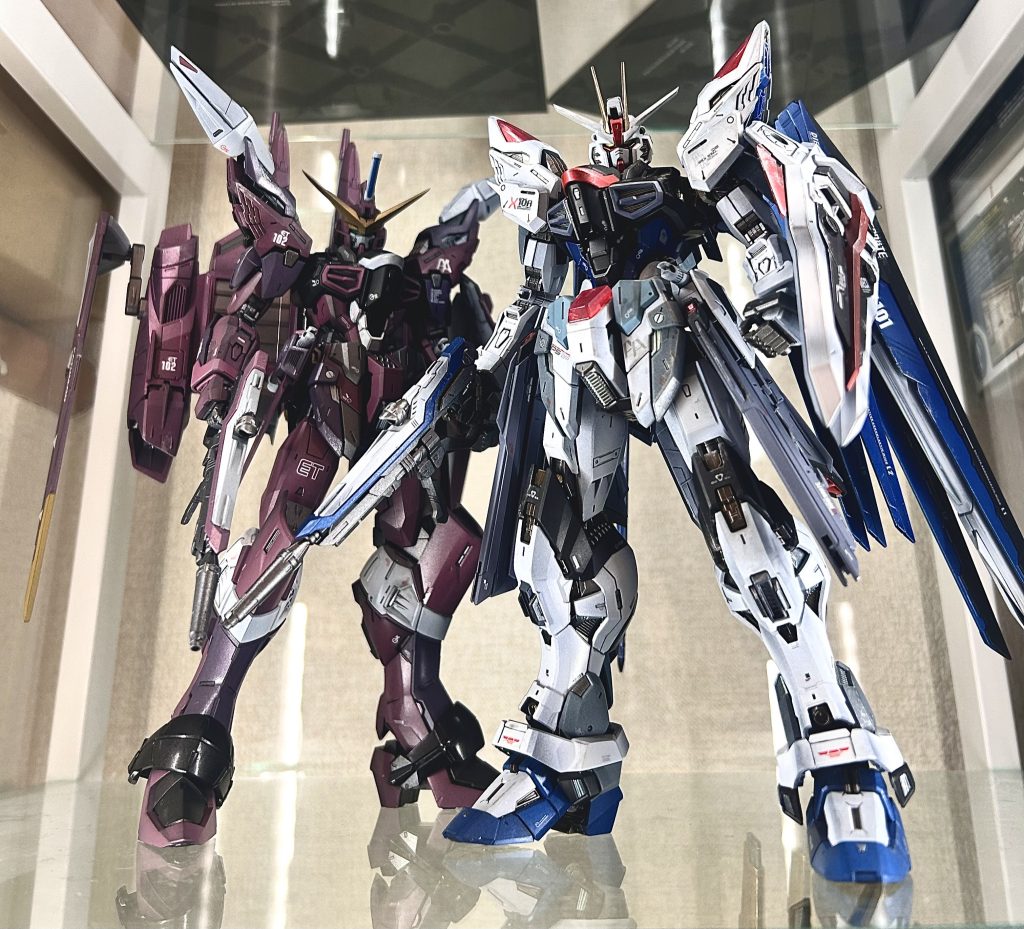 最後は素立ち2枚で。シンプルなポーズこそ1番難しく思うのは私だけでしょうか？笑来年は何から組もうか悩ましくも、楽しみな年であります。見てくれた皆様ありがとうございました(gundam-kao6)