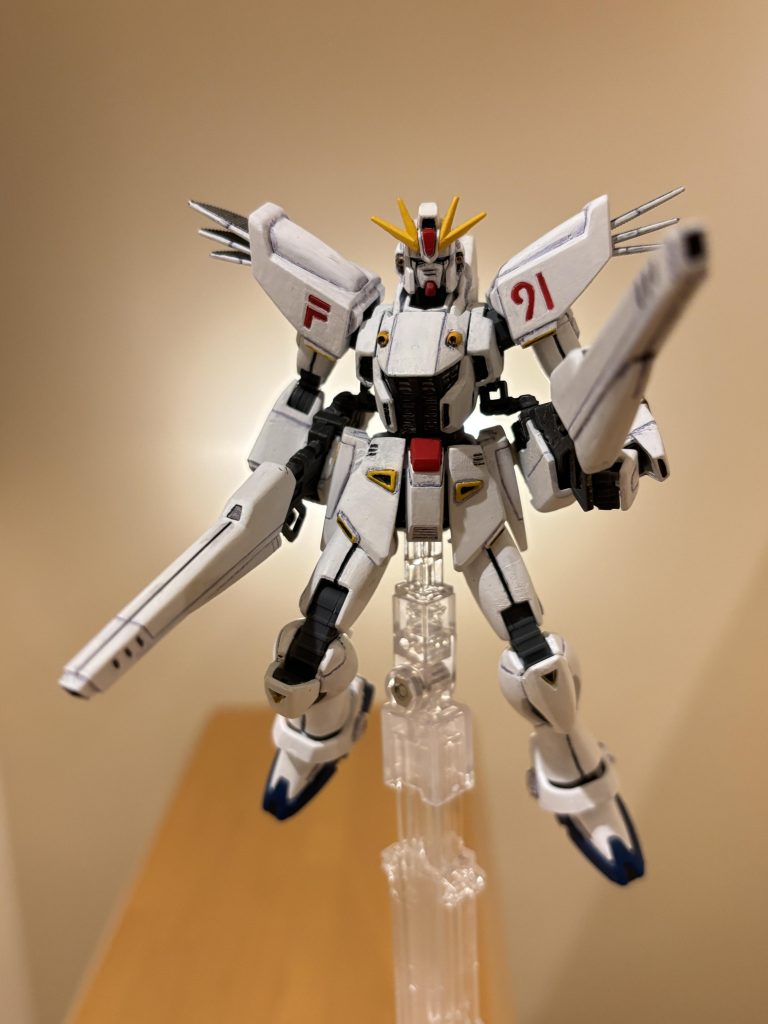 ガンダムF91オリジナルプラン（HGUC通常版塗装替／筆塗全塗装）–6枚目/制作者：押忍やすじろう