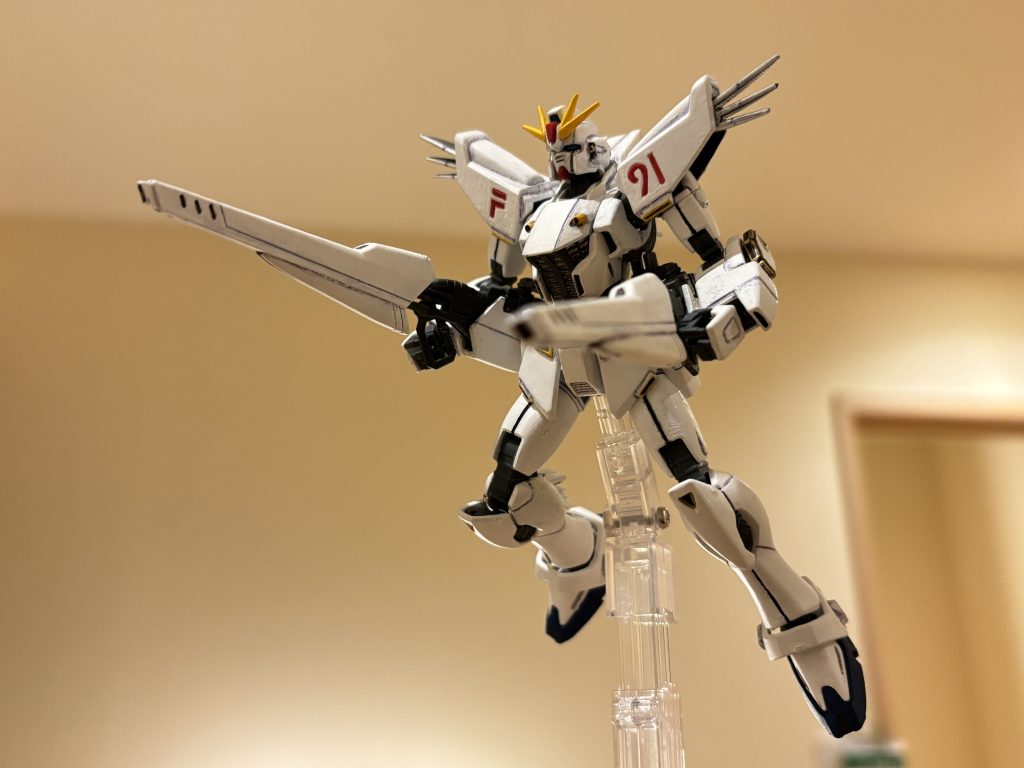 ガンダムF91オリジナルプラン（HGUC通常版塗装替／筆塗全塗装）–3枚目/制作者：押忍やすじろう