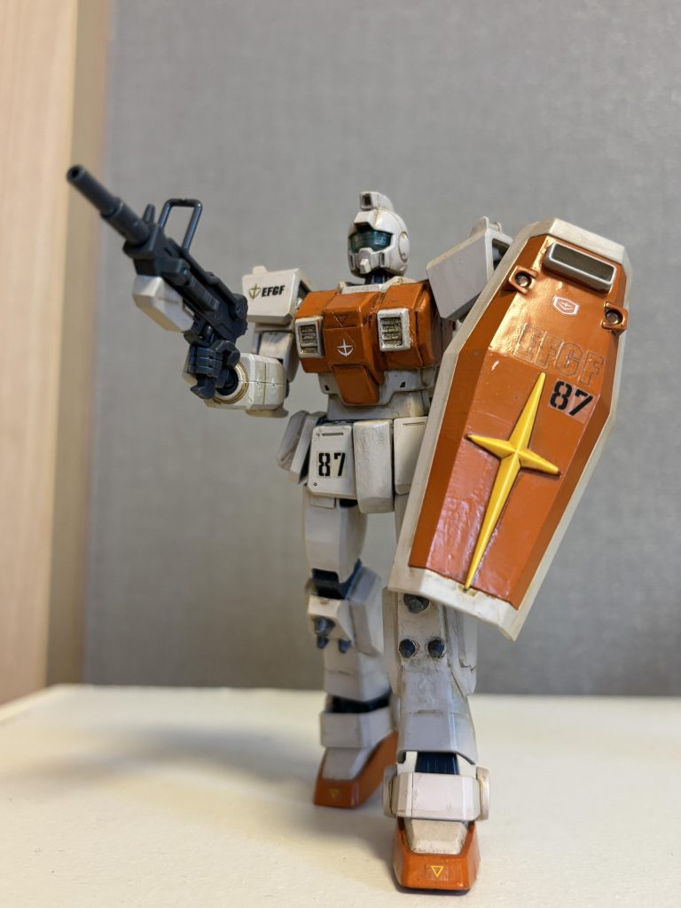 六角シールドが結構似合っていてかっこいい、と思い「作ってみたい」という気持ちになったのを覚えています。頑張って作ったな、という記憶があるため、思い入れのあるキットです。今年の終わりの投稿に、皆さんにご覧いただけたら幸いです。