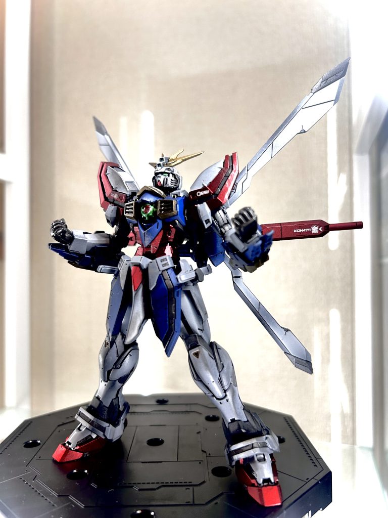 ハイパーモードへ!アニメに出てきた機体をイメージし、デカールは最小限に