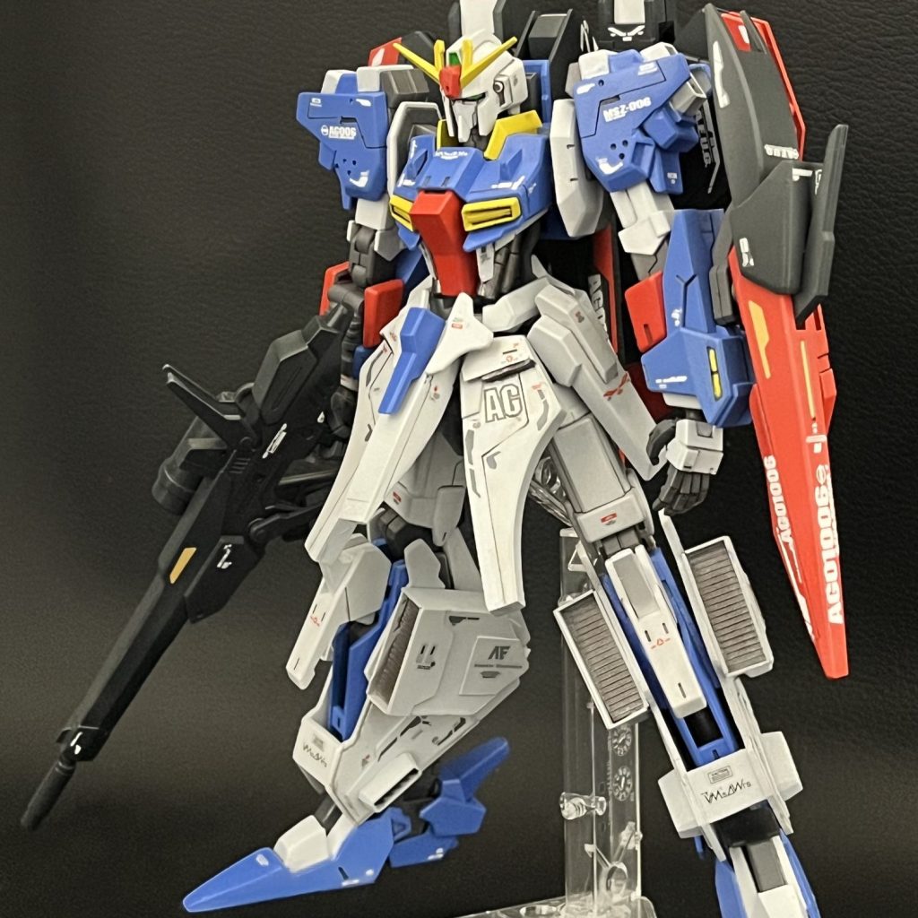 ゼータガンダム　製作中 RG 1/144 Zガンダム 機動戦士Ζガンダム MSZ-006 ゼータガンダム