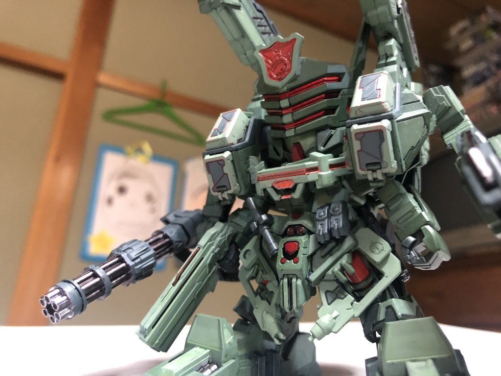 サージェントヴェルデバスターガンダム(ミリタリーVer.)–4枚目/制作者：ヤマト糊@fcmpCXyhsk1RJ7p