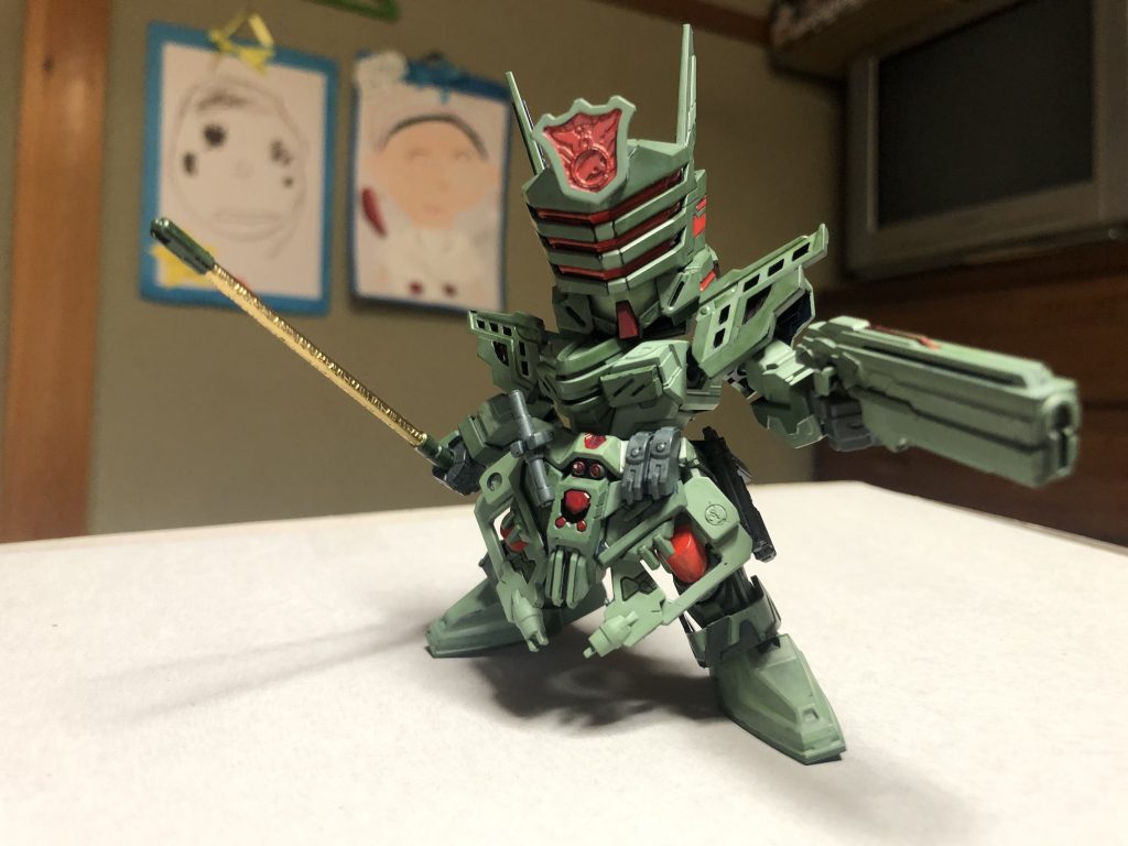 サージェントヴェルデバスターガンダム(ミリタリーVer.)–8枚目/制作者：ヤマト糊@fcmpCXyhsk1RJ7p