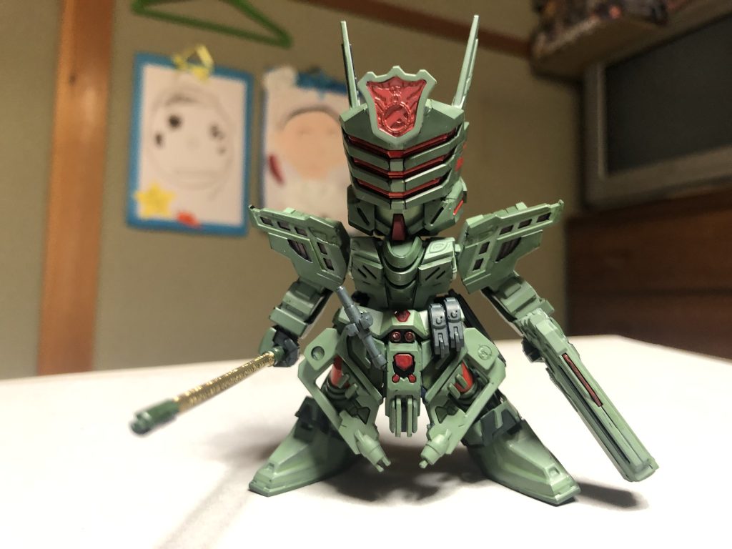 サージェントヴェルデバスターガンダム(ミリタリーVer.)–9枚目/制作者：ヤマト糊@fcmpCXyhsk1RJ7p