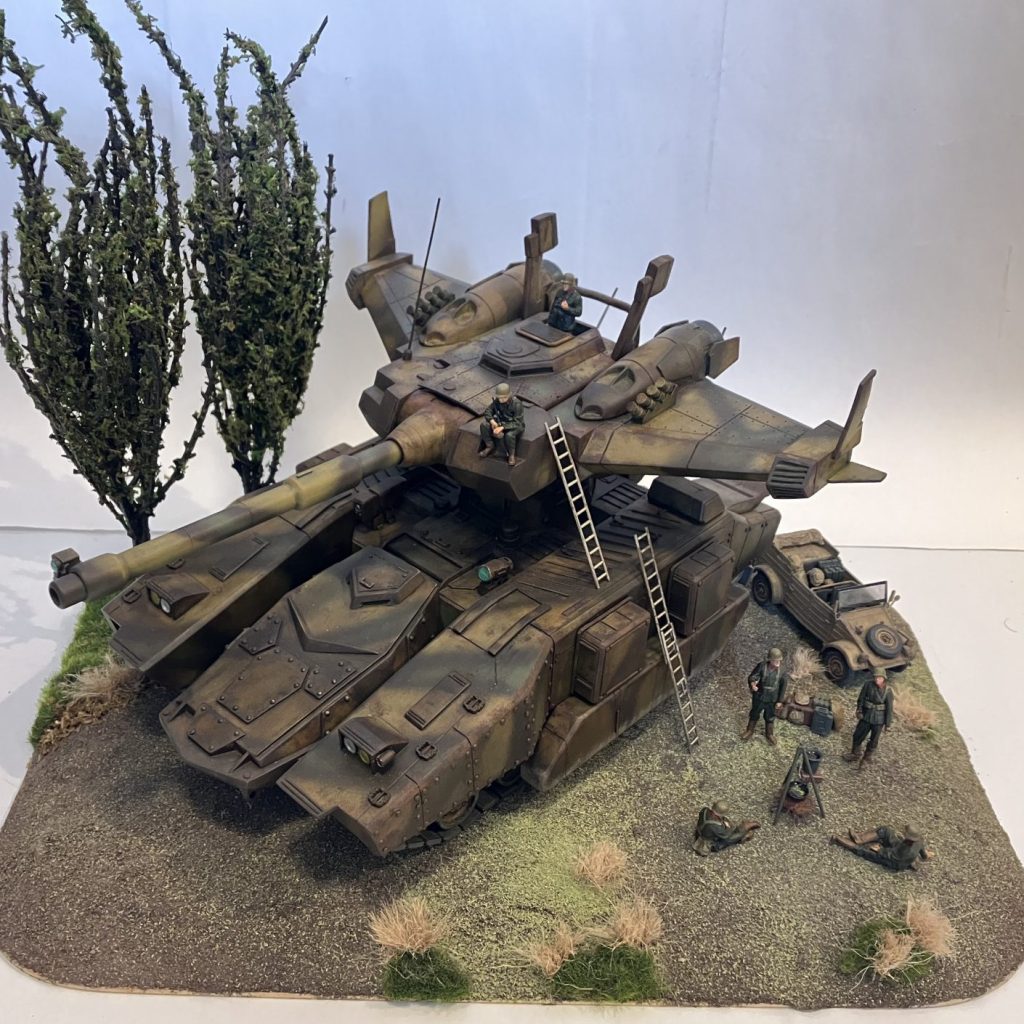 1/100 ザク タンク プラモデル ザクタンク 戦車 mg と同じサイズ