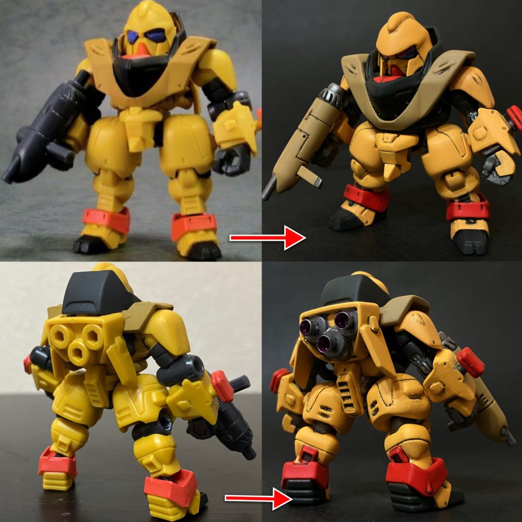 アンサンブル版→コンバージ風に。