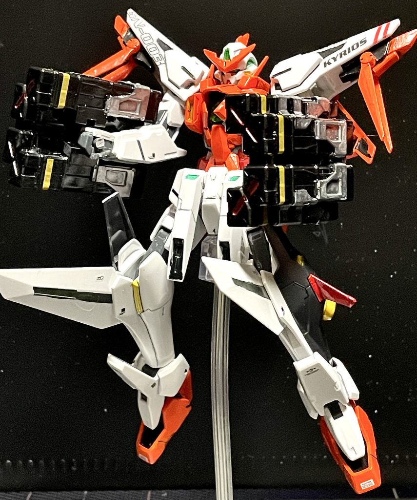 HGガンダムキュリオス 拠点強襲コンテナ装備 ハンドミサイルユニット装備