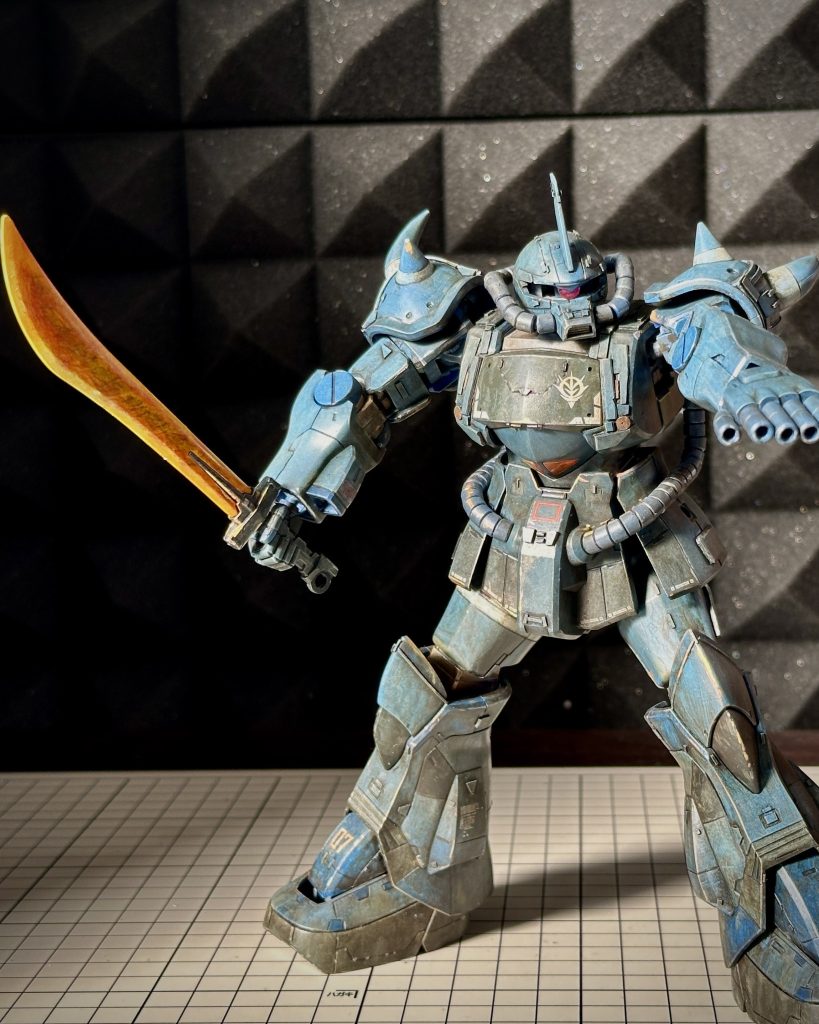 ヒートソードも筆塗り