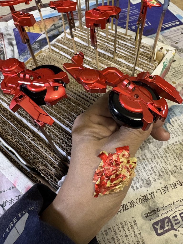 マスキングの成果。まあまあ上手くいったし所々甘かったりしてるけどまあもういいや。😅