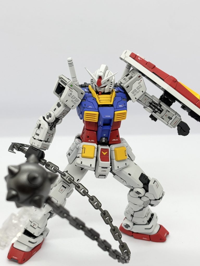 まずはガンダムハンマー❗️破壊力抜群、当たると即死