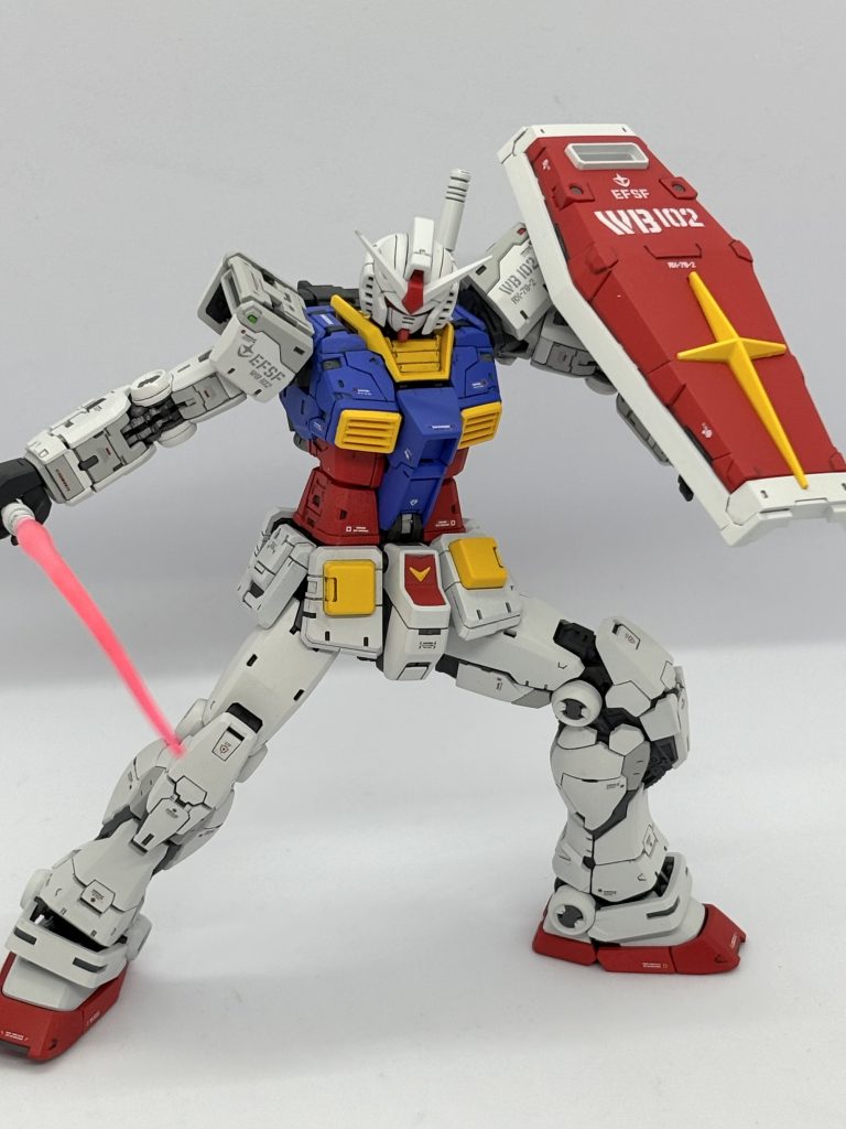 通常サーベル❗️いつもはサーベル類は塗装しないのですが、手を抜かずグラデ塗装です。