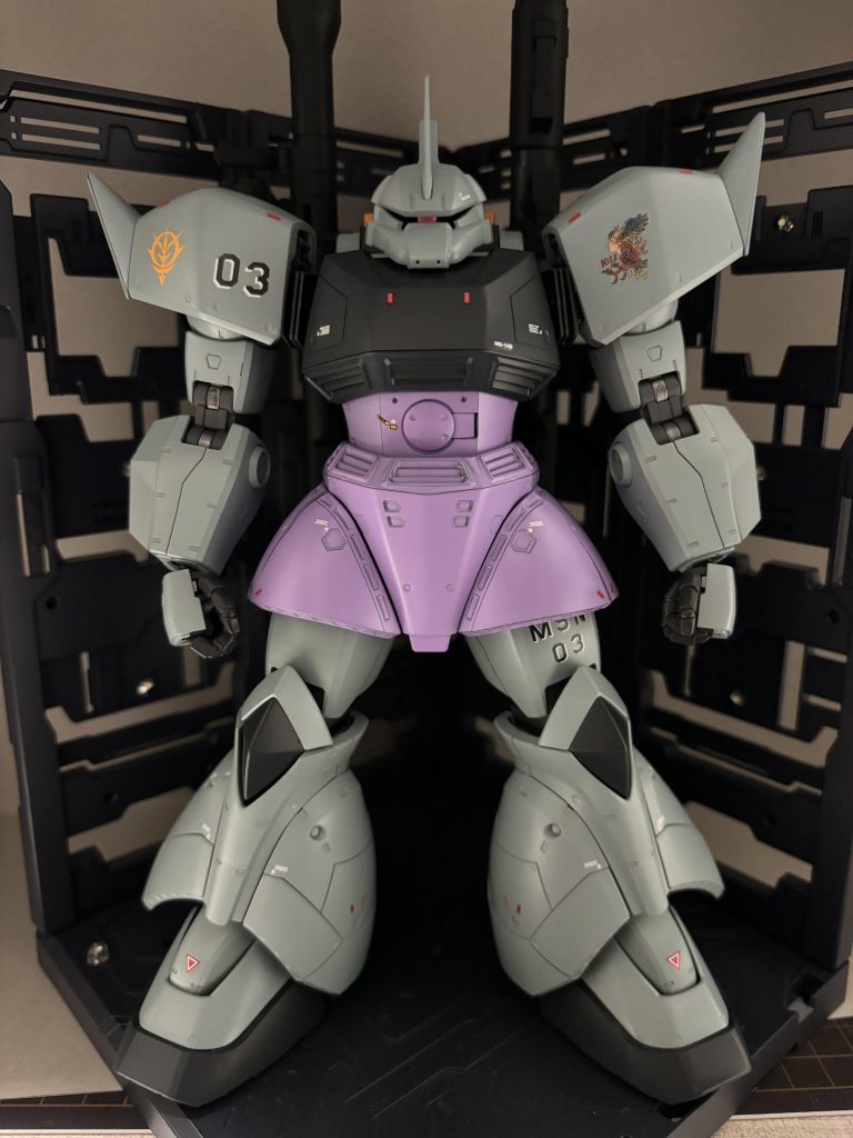 フロントショット！機体ナンバーは、ブラウ・ブロと同じナンバーにしてみました！