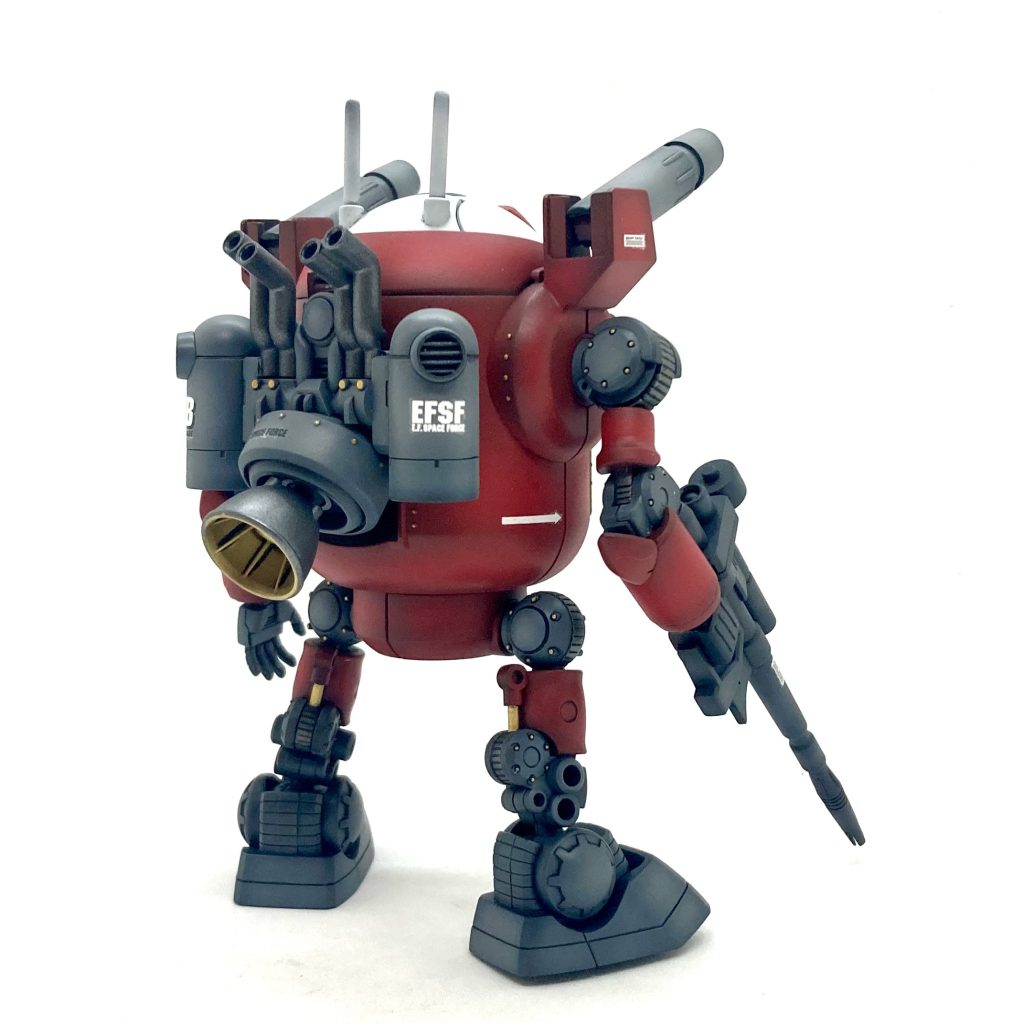 ランドセル…  まんまガンキャノンにする方がラクだったんですが、個人的にモビルハロデフォのモノが好みなので、折衷案となりました。違和感ないでしょ😊?