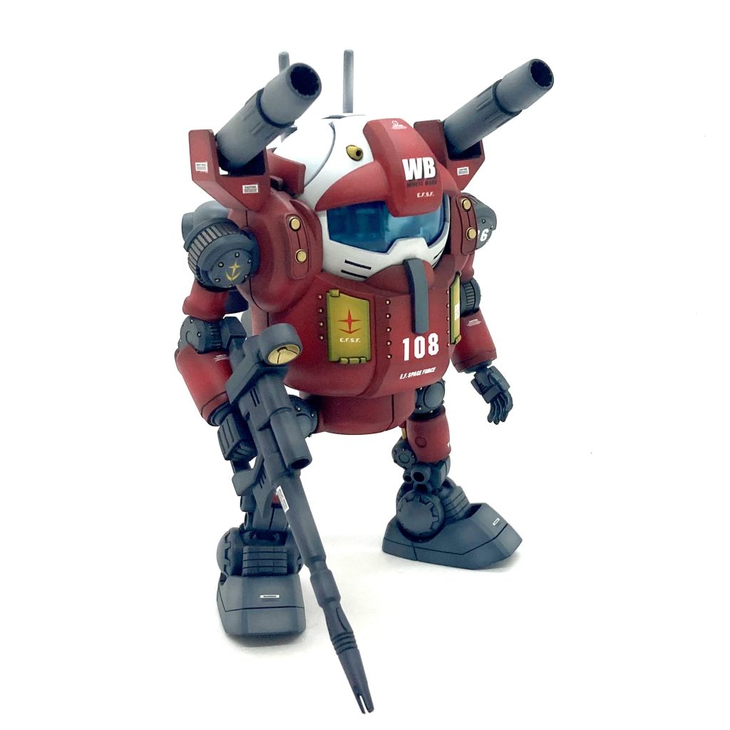 お約束のナンバリングは…   『7786』にしようか迷いましたが、なんとなくガンキャノンといえば『108』のイメージが強くて😌子供の頃「めぐりあい宇宙」を観たとき衝撃のせいかな😅?