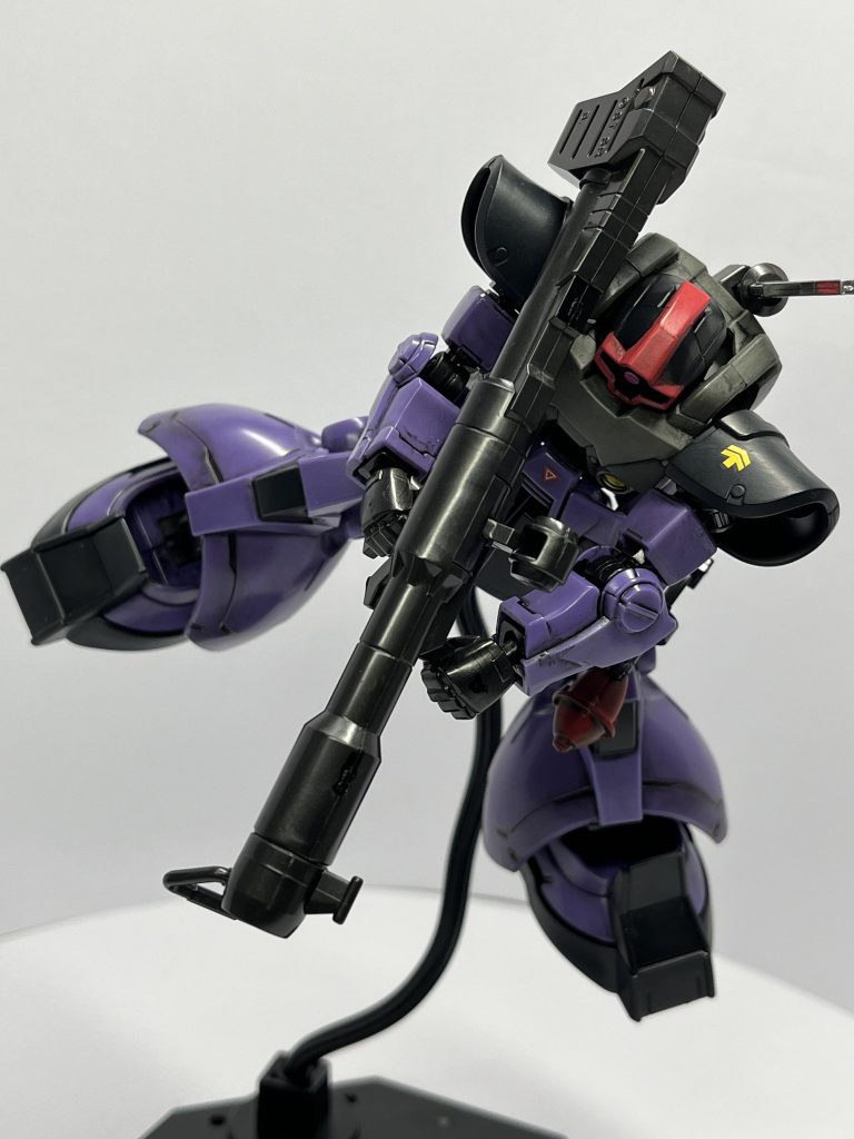 ジャイアントバズ②Gフレームの可動はほんまに凄いこの前のドムⅡさんと自由度が違う(´ω`)