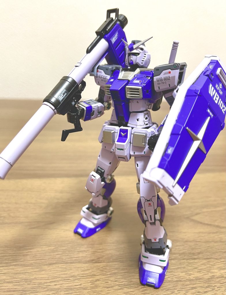 ビームライフルをバズーカに変えてみました。