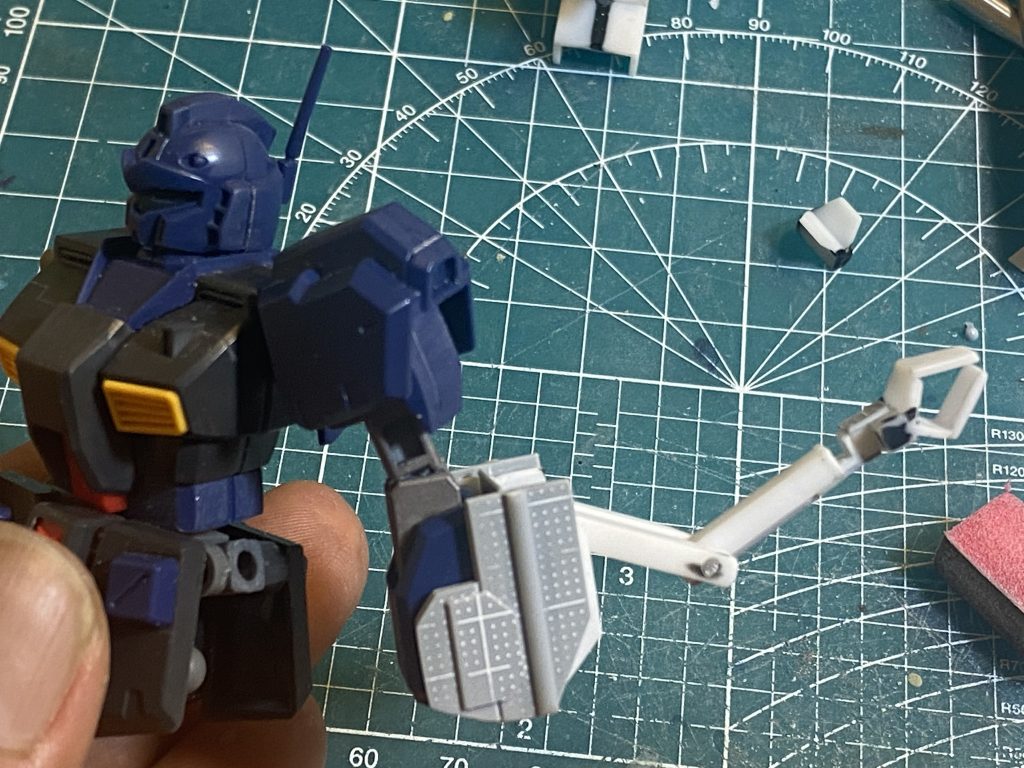 ステイメンといったらサブアームどう格納式にして、どう作るか、この時はこれが精一杯でしたw