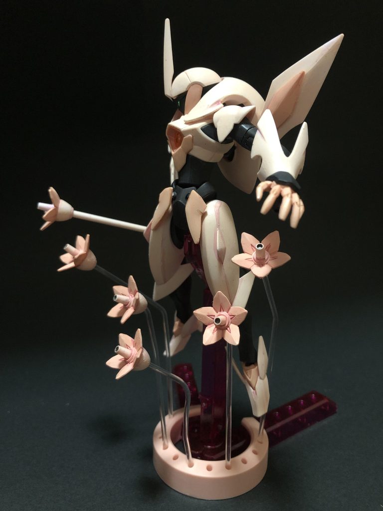 ピンクの濃淡、つくるの楽しかったです。プラモデル完成品　2024 その89