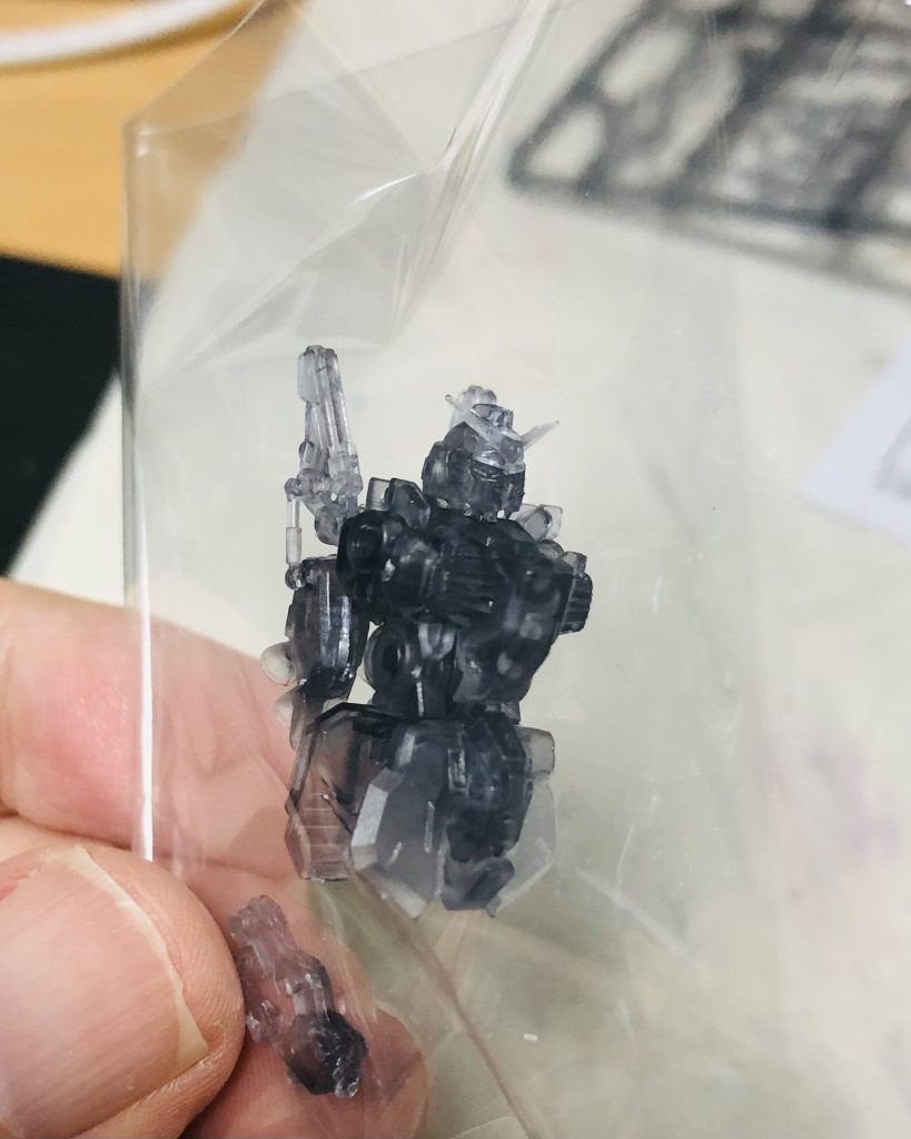 製作中トルソー（なんでクリアver.やねん！）