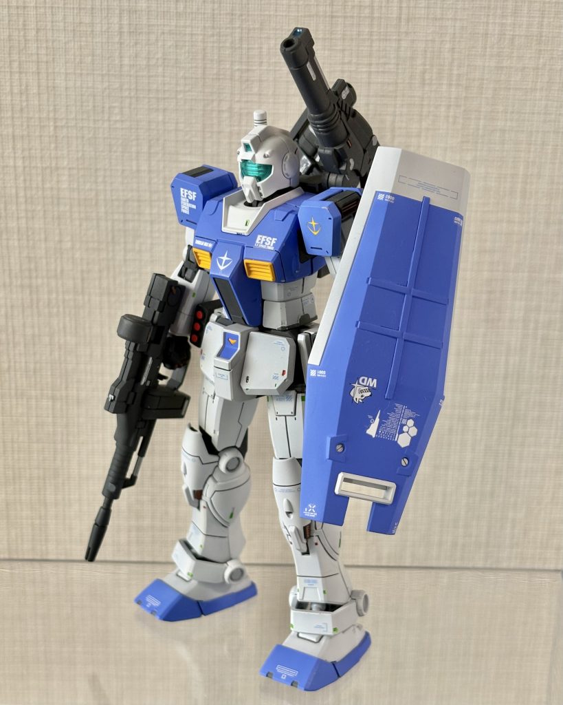 HG 1/144 ジム (ショルダー・キャノン装備/ミサイルポッド装備)–3枚目/制作者：ソラ