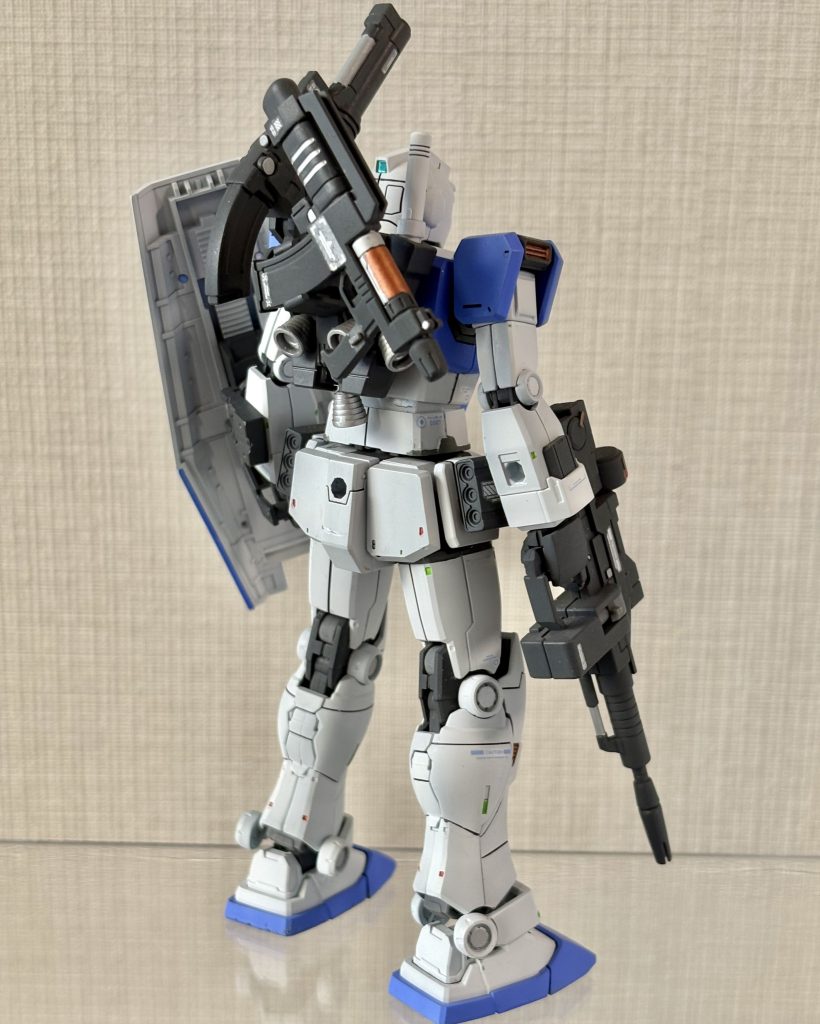 HG 1/144 ジム (ショルダー・キャノン装備/ミサイルポッド装備)–4枚目/制作者：ソラ