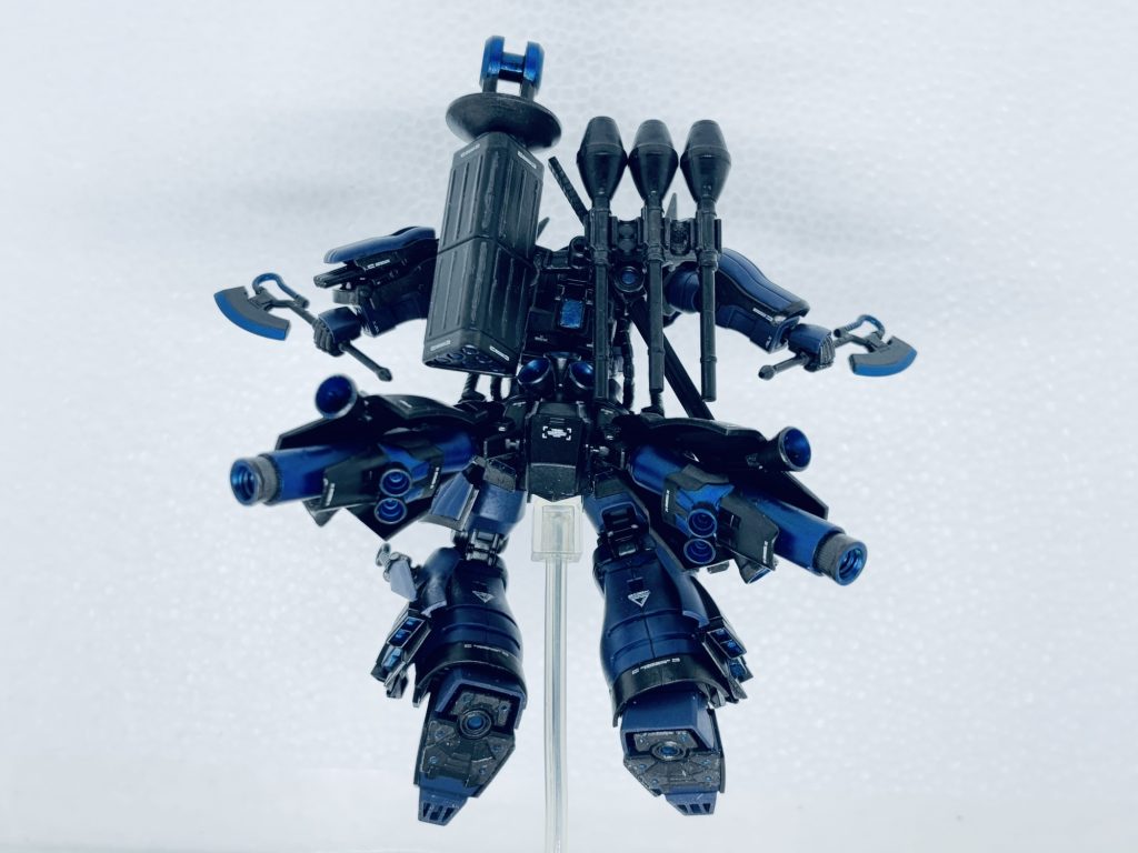 追加改造パーツが見えるアングル。