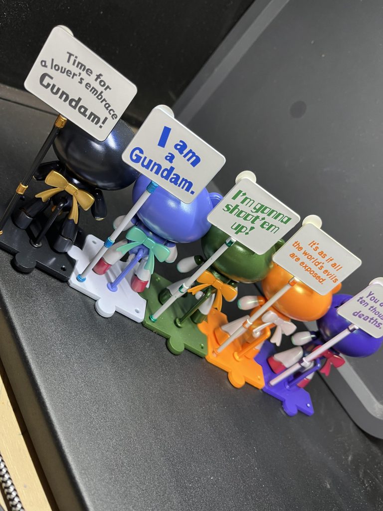 GN粒子イメージでトップコートはパールグリーンで仕上げました✨キャラではなくて機体イメージです🙂