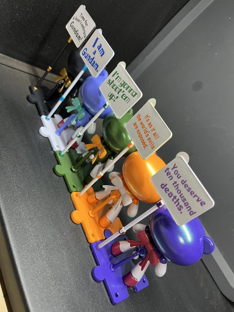 1体3日くらいでサクサクっと💡パールの試し塗り、息抜きも兼ねてで楽しめました😍