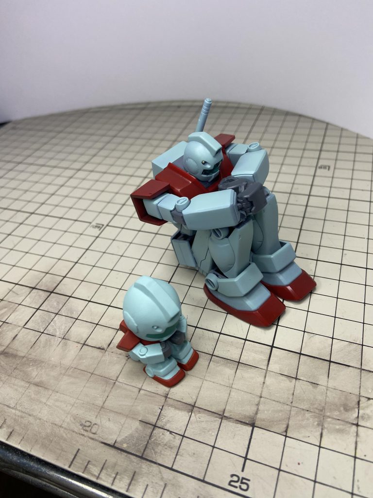 3連続ジムに心が折れそうになり、これで最後と回したら、ザクでした。ザクも欲しかったからこれでよし。