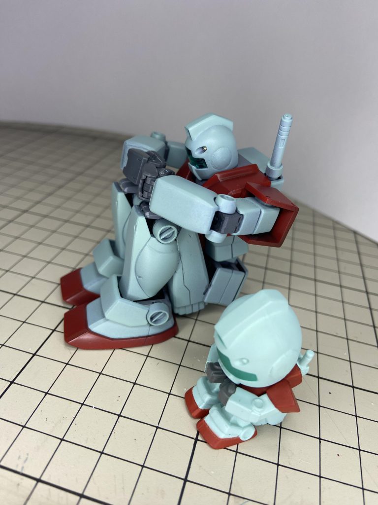 このシリーズのアッガイが目当てでガチャを回しましたが………………ジム・ジム・ジム…………………量産機が過ぎるだろ………