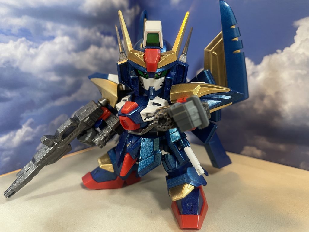 手のガトリングがかっこいい！塗装の関係で収納モードはオミットしました(T ^ T)