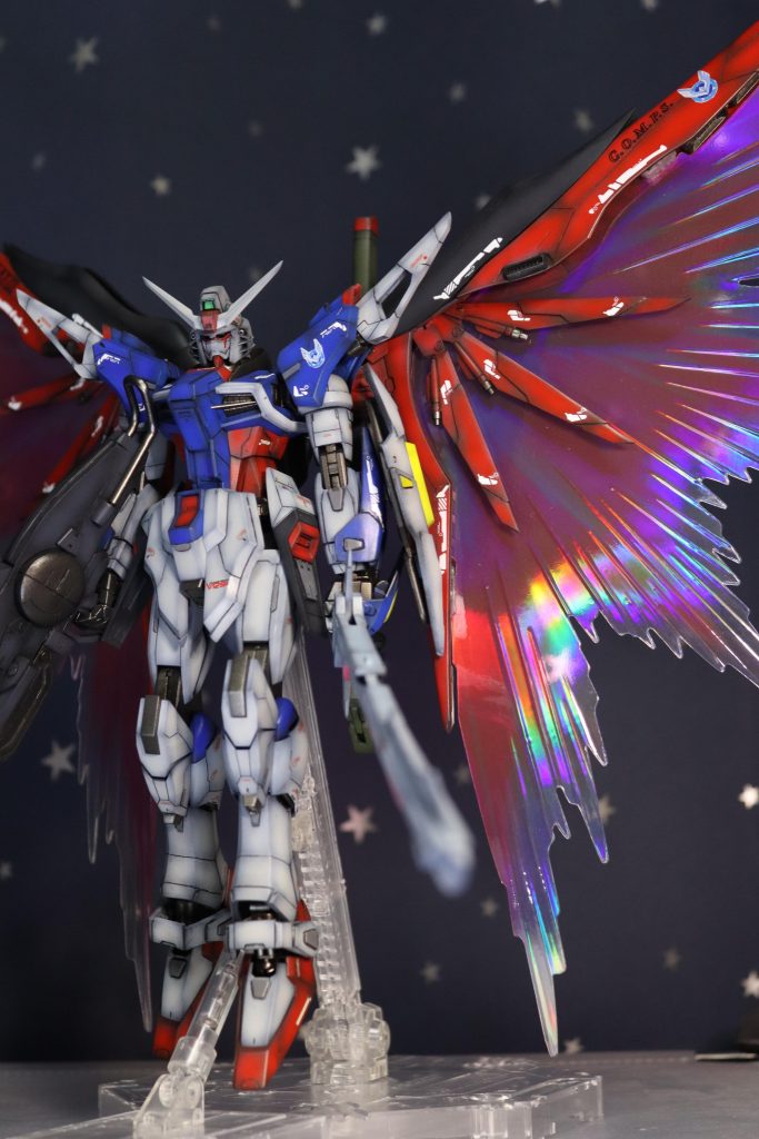 エクストリームブラストモードの光の翼を付けると大迫力!