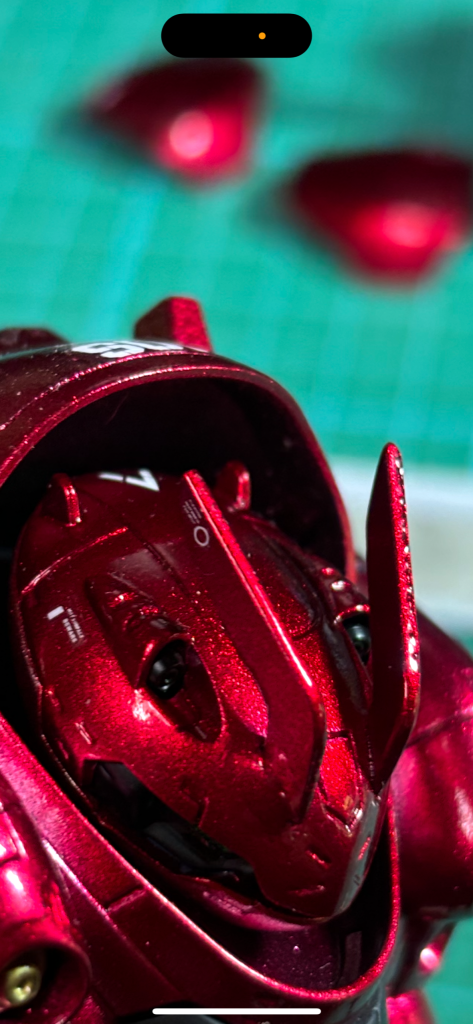 ツノはプラ板で自作してます。