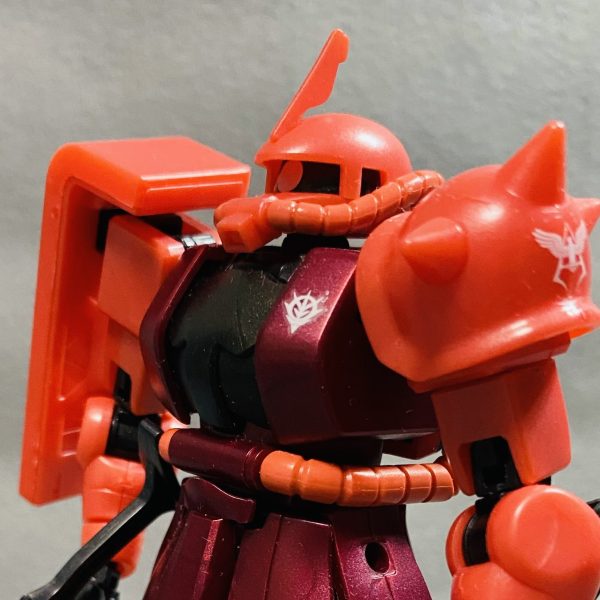 ガンダムベース限定　シャア専用ザク(メタリック)