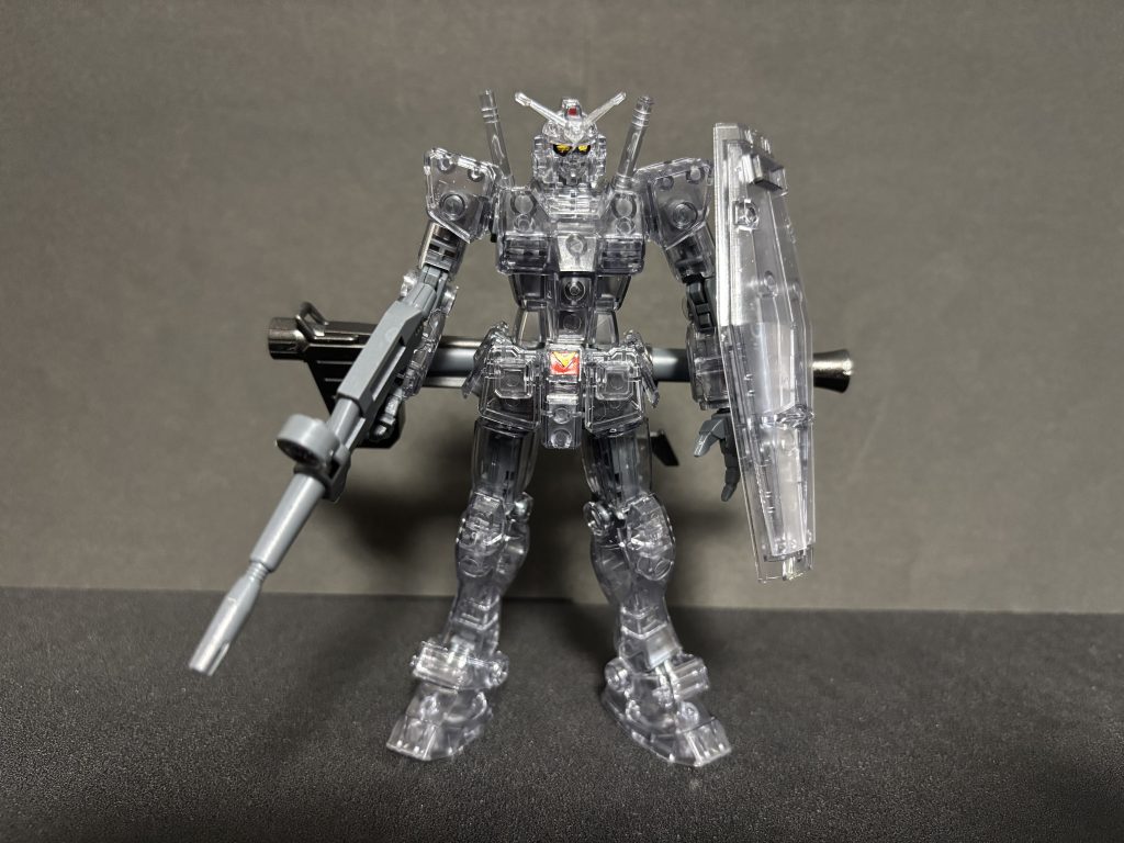 よくガンダムベース限定でクリアバージョンのガンプラありますよね。クリアのガンプラ作るのは今回が初めてでした☺️