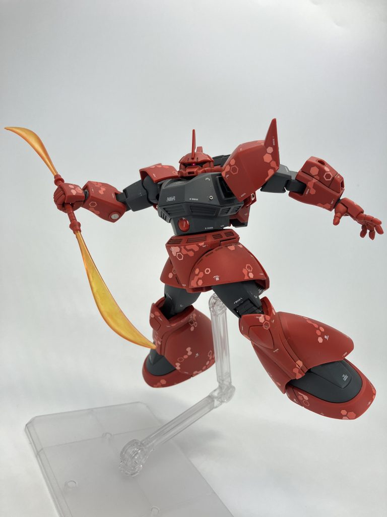 同じく、迷彩の雷電ゲルググです🥳 とりあえず、赤い機体をかき集めてみました、シャア大佐🫡