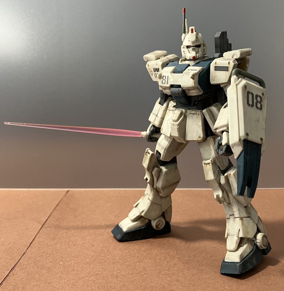 ややもっさりしたシルエットながら、格闘戦も手馴れている感が出ていれば・・・