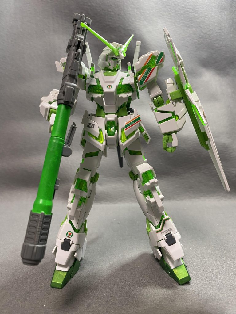 セブン-イレブン　HG ユニコーンガンダム–2枚目/制作者：ichamun