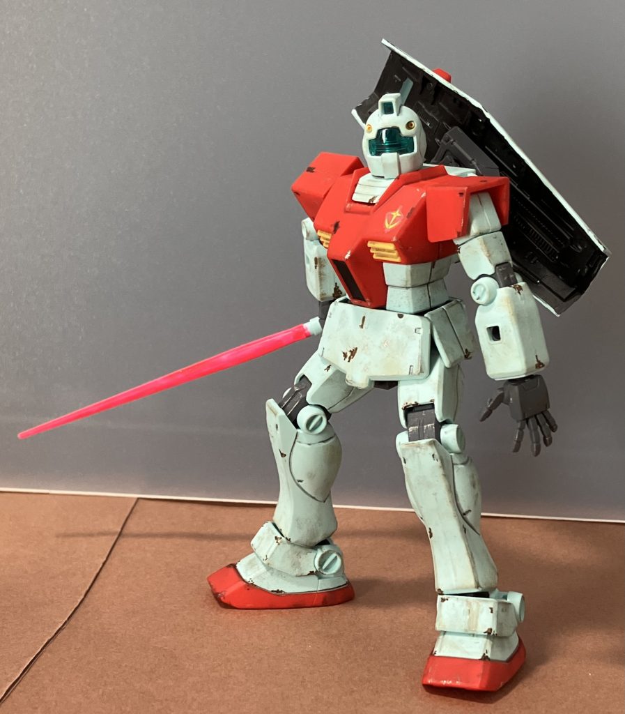 ビームサーベルを抜いて