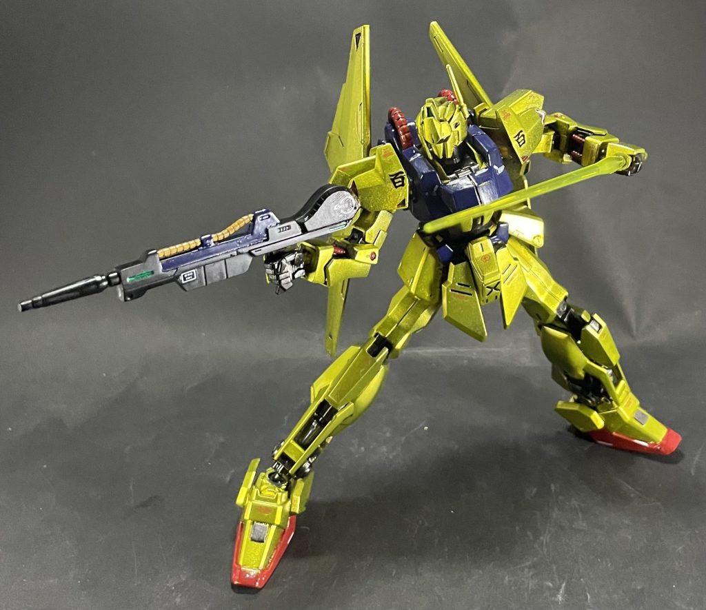 スターブライトプラスを全体的にエアブラシで塗装してから、残りを筆塗りで仕上げました😆